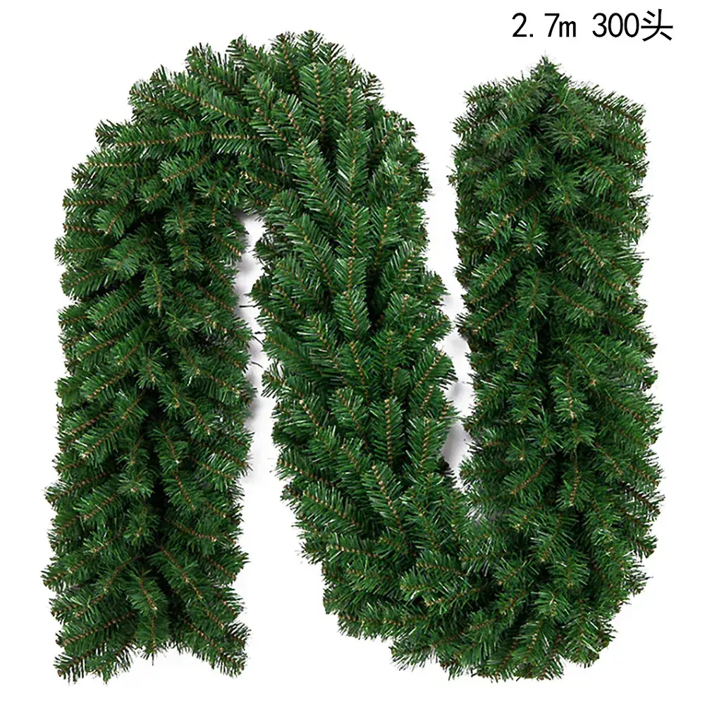 Christmas Garland Rattan Decorations 2.7m 160 Heads - Image 4