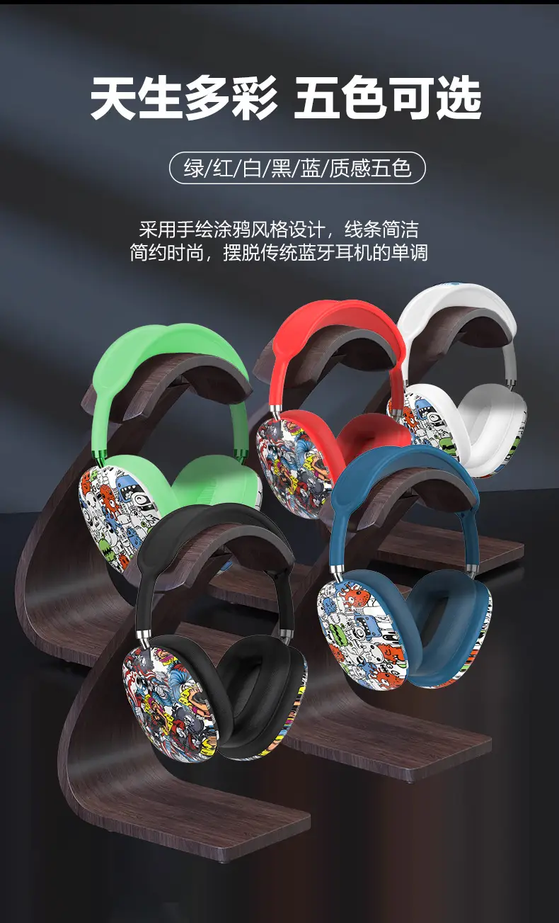 Over-Ear Bluetooth Headphones with Customized Design β feature 5