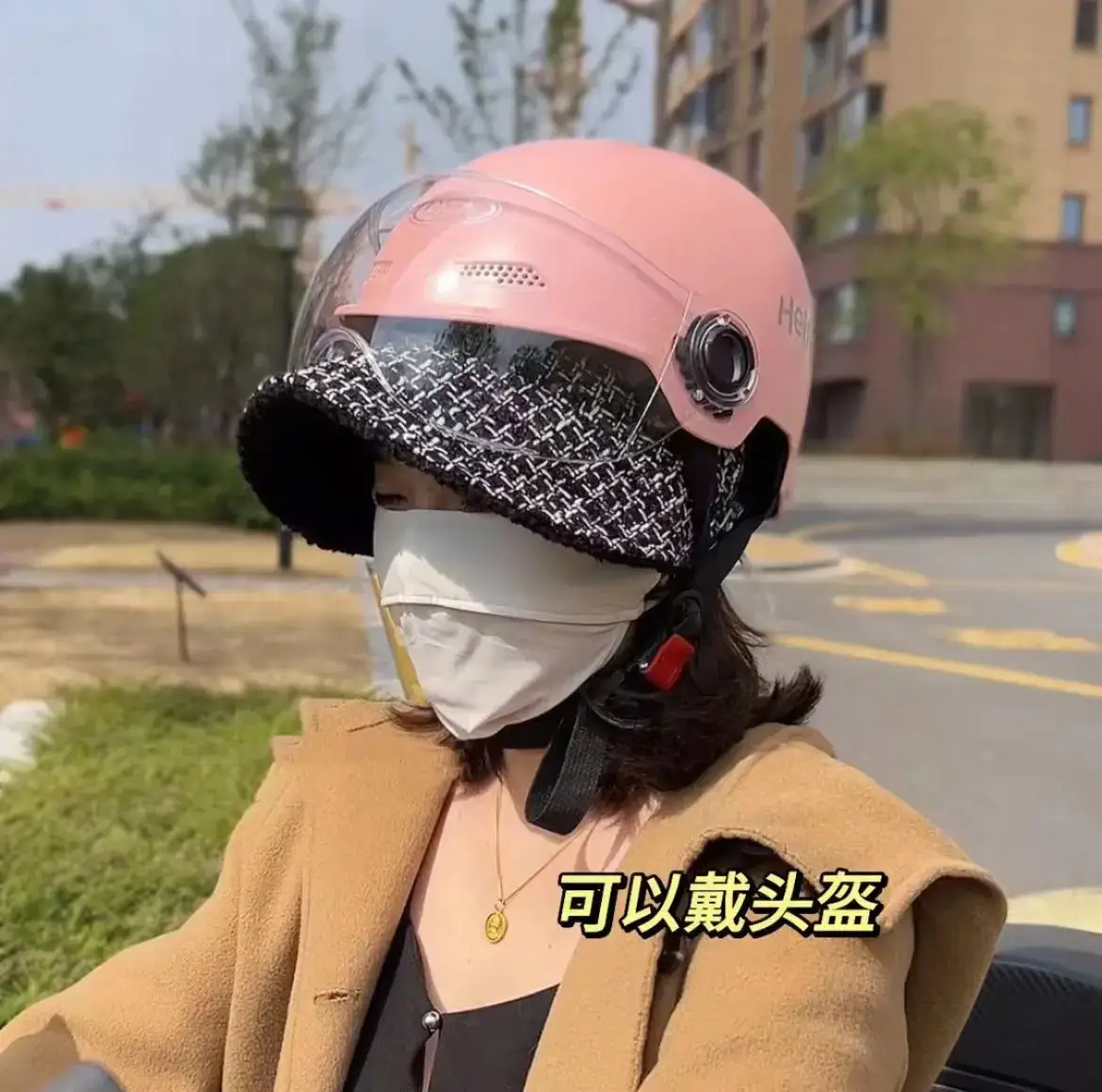 Women's Sequined Fisherman Hat Winter Face Cover — feature 9