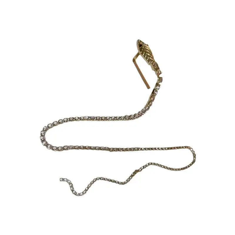 Super Long Tassel Hairpin with Diamond Snake Design - Image 7
