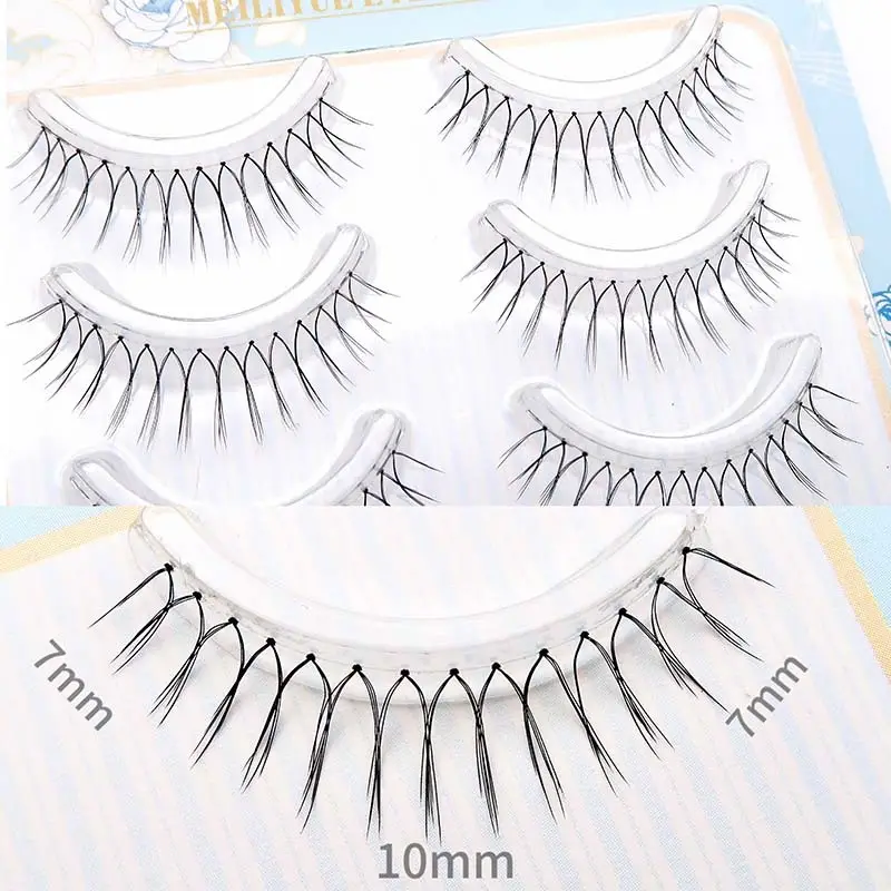 Korean Women's False Eyelashes with Clear Roots — feature 2