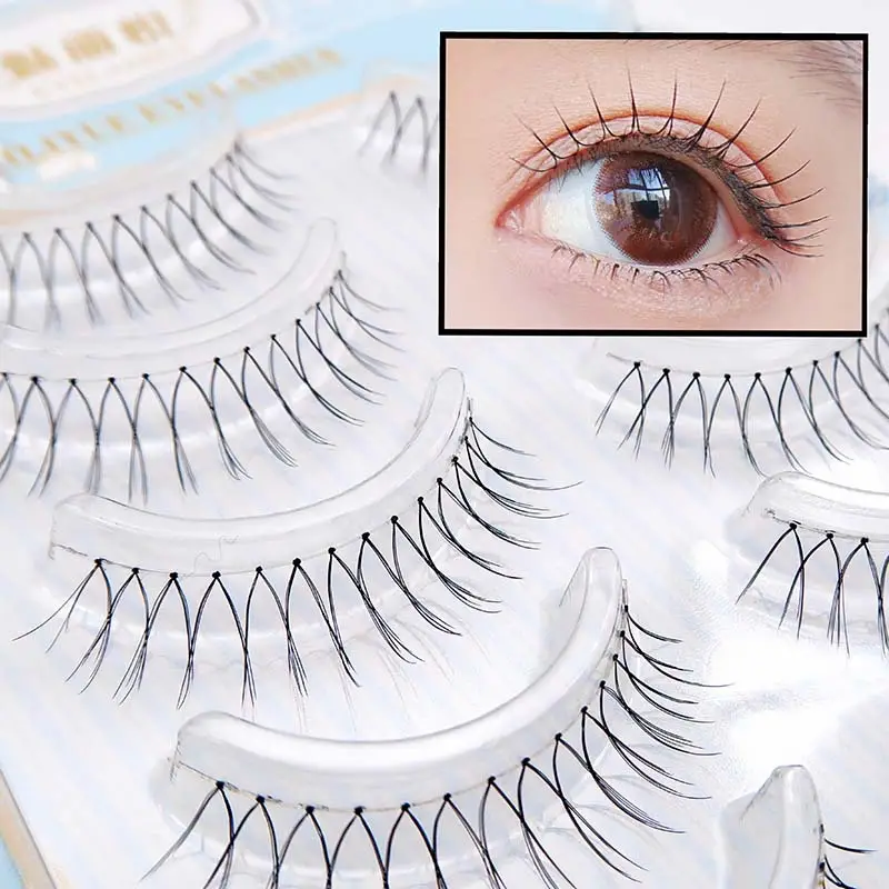Korean Women's False Eyelashes with Clear Roots — feature 6