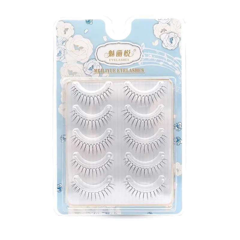 Korean Women's False Eyelashes with Clear Roots — feature 7