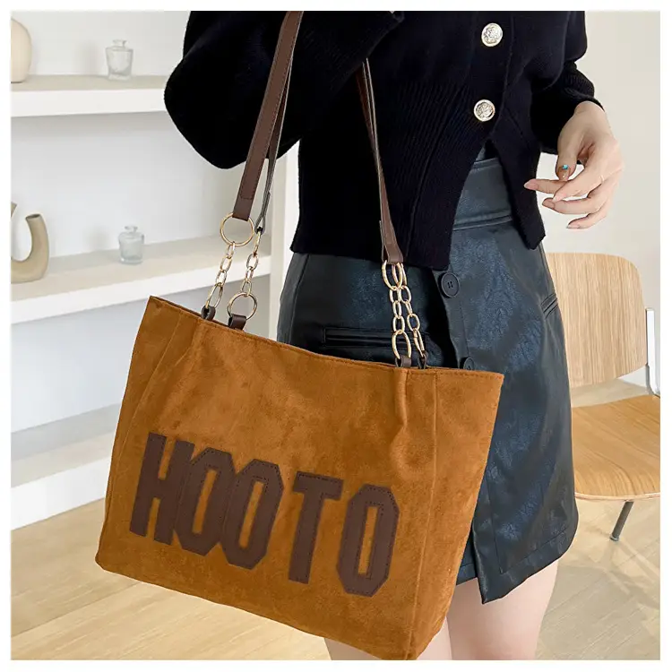 Winter Letter Print Shoulder Bag for Women — feature 22