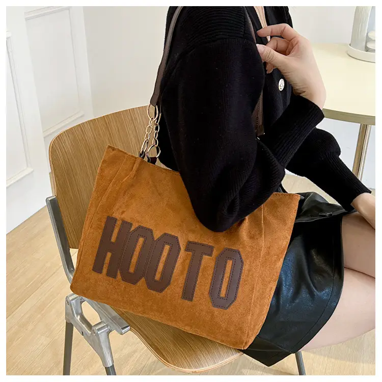 Winter Letter Print Shoulder Bag for Women — feature 23