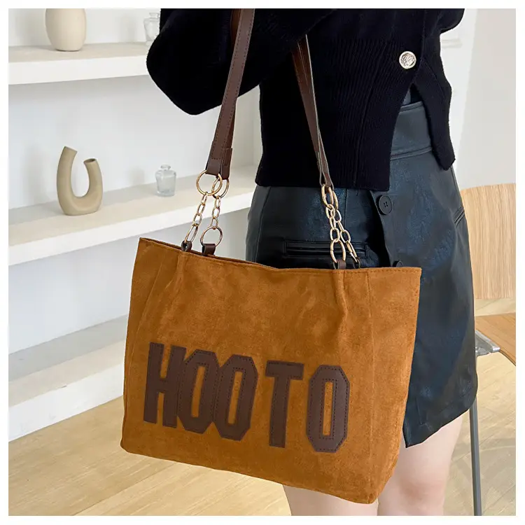 Winter Letter Print Shoulder Bag for Women — feature 25