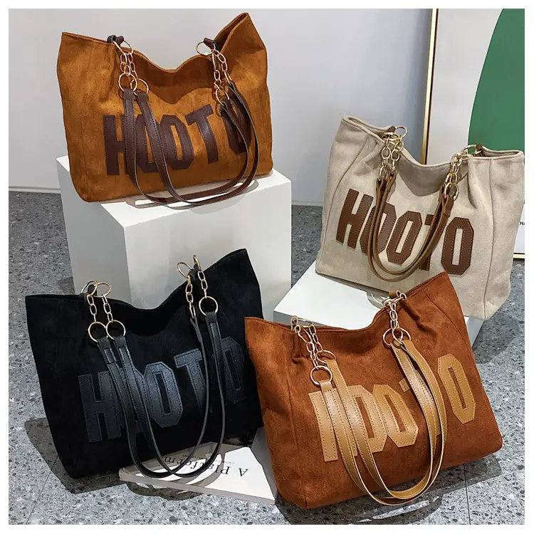 Winter Letter Print Shoulder Bag for Women — feature 30