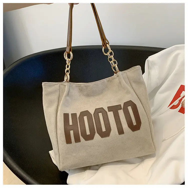 Winter Letter Print Shoulder Bag for Women — feature 32