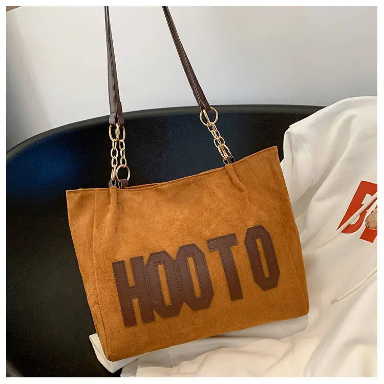 Winter Letter Print Shoulder Bag for Women — feature 33