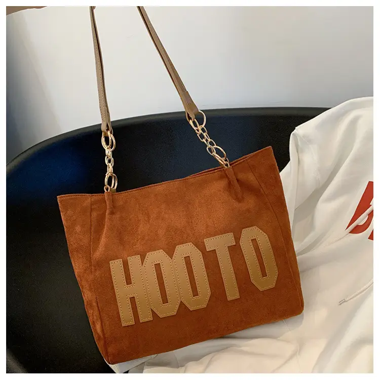 Winter Letter Print Shoulder Bag for Women — feature 34