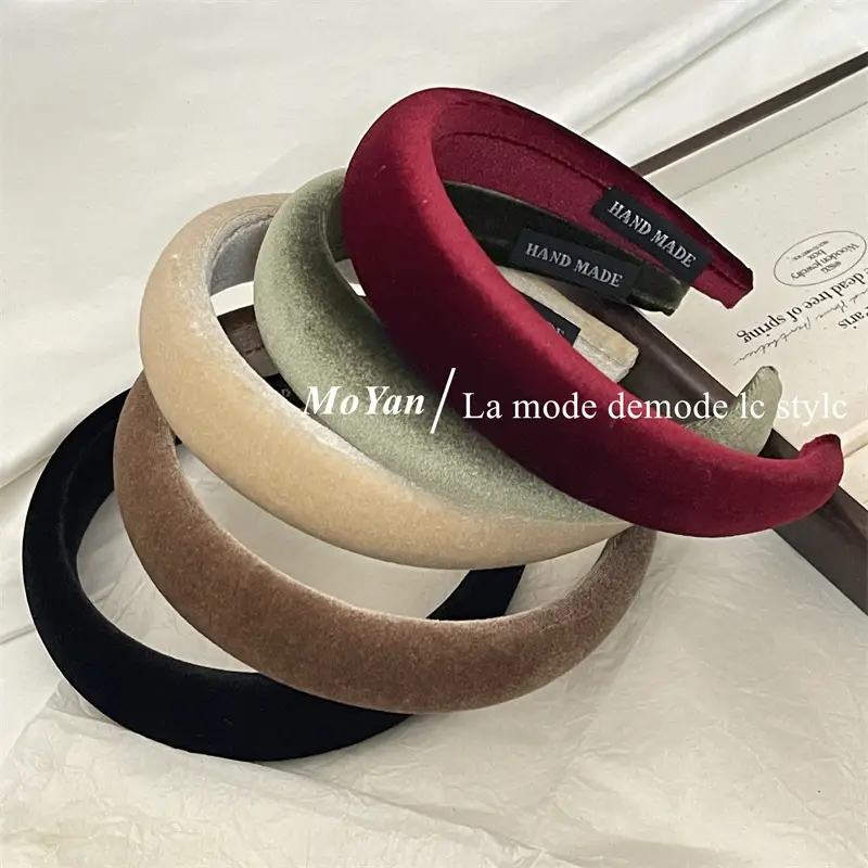 Autumn Winter Velvet Headbands for Women - Image 8