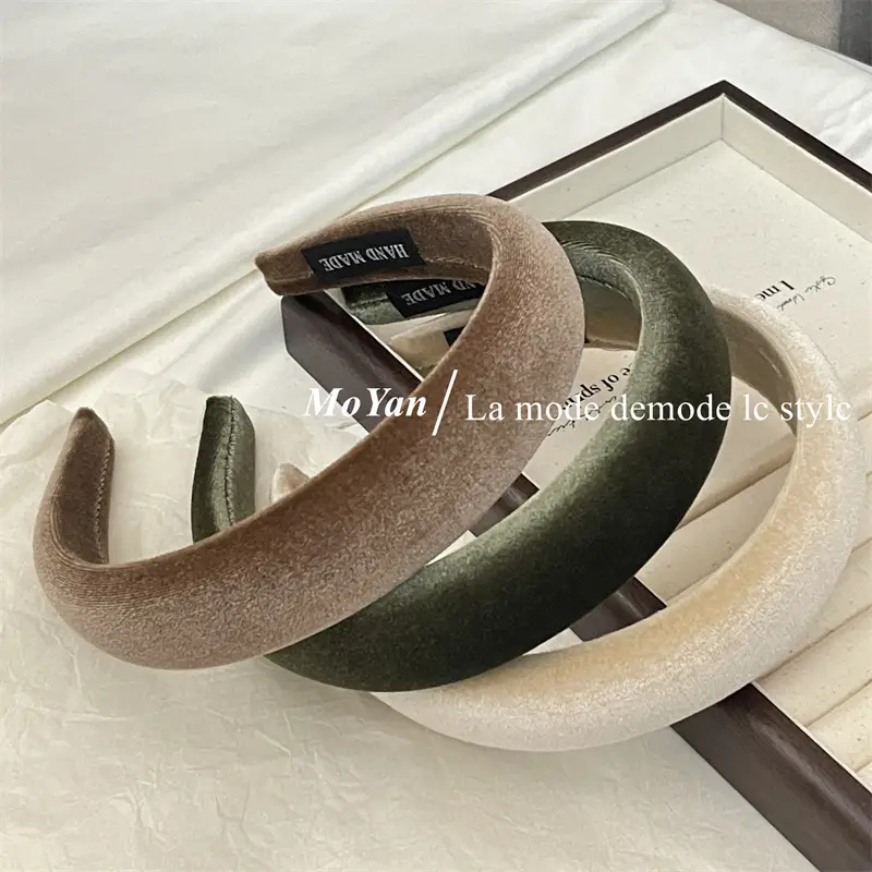 Autumn Winter Velvet Headbands for Women - Image 9