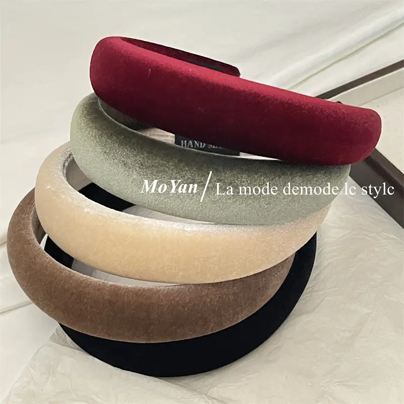 Autumn Winter Velvet Headbands for Women — feature 3