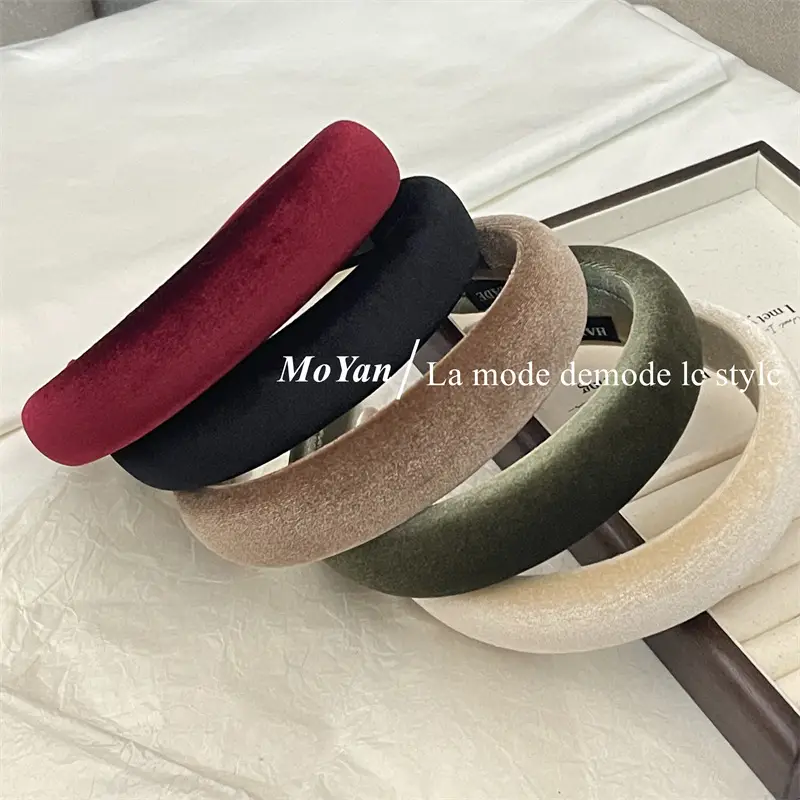 Autumn Winter Velvet Headbands for Women — feature 7