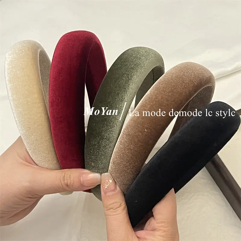 Autumn Winter Velvet Headbands for Women — feature 8