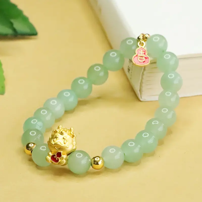 Aiyu Natural Aventurine Dragon Zodiac Bracelet — feature 9