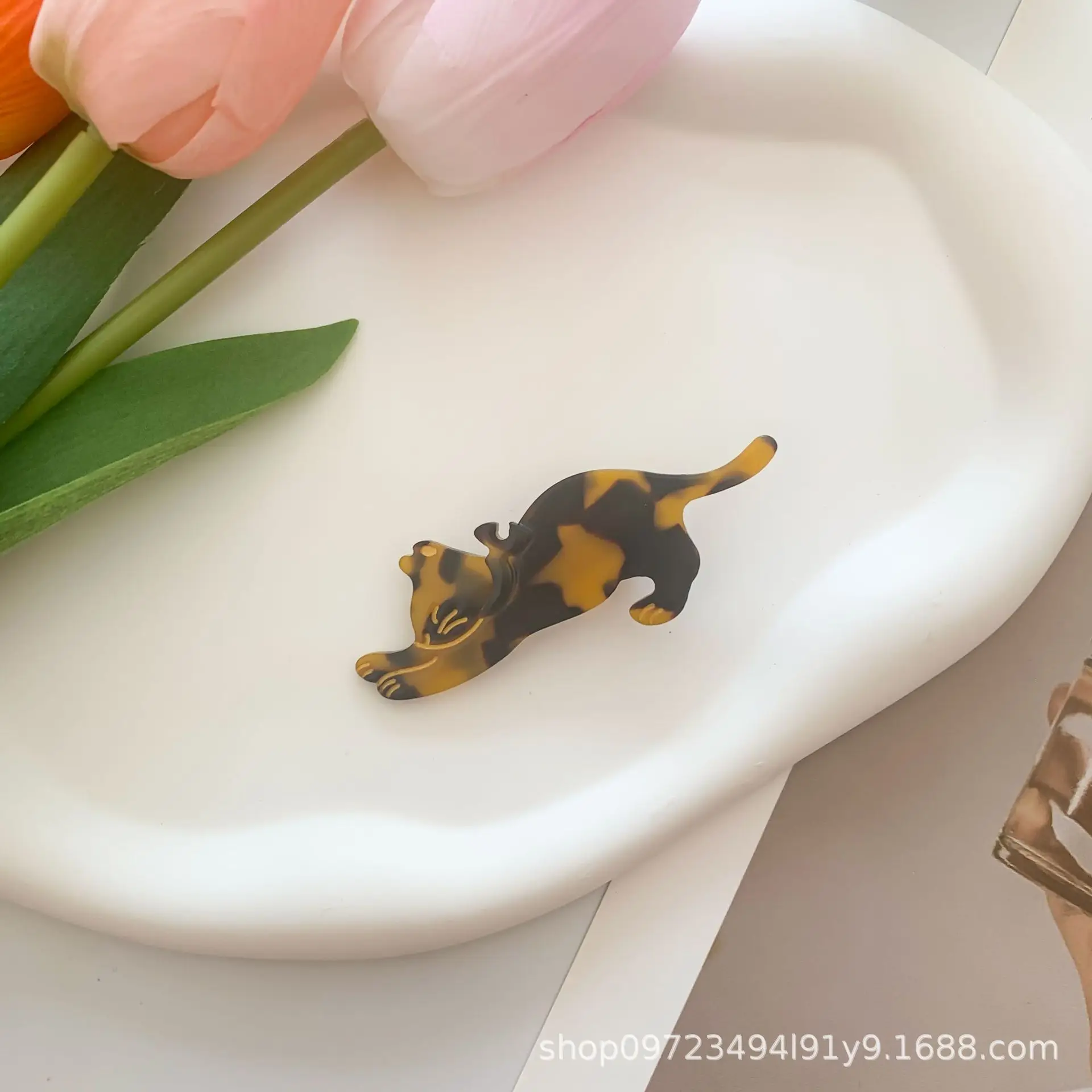 Dinosaur Hairpin Set Purple Blue 3D Design — feature 13