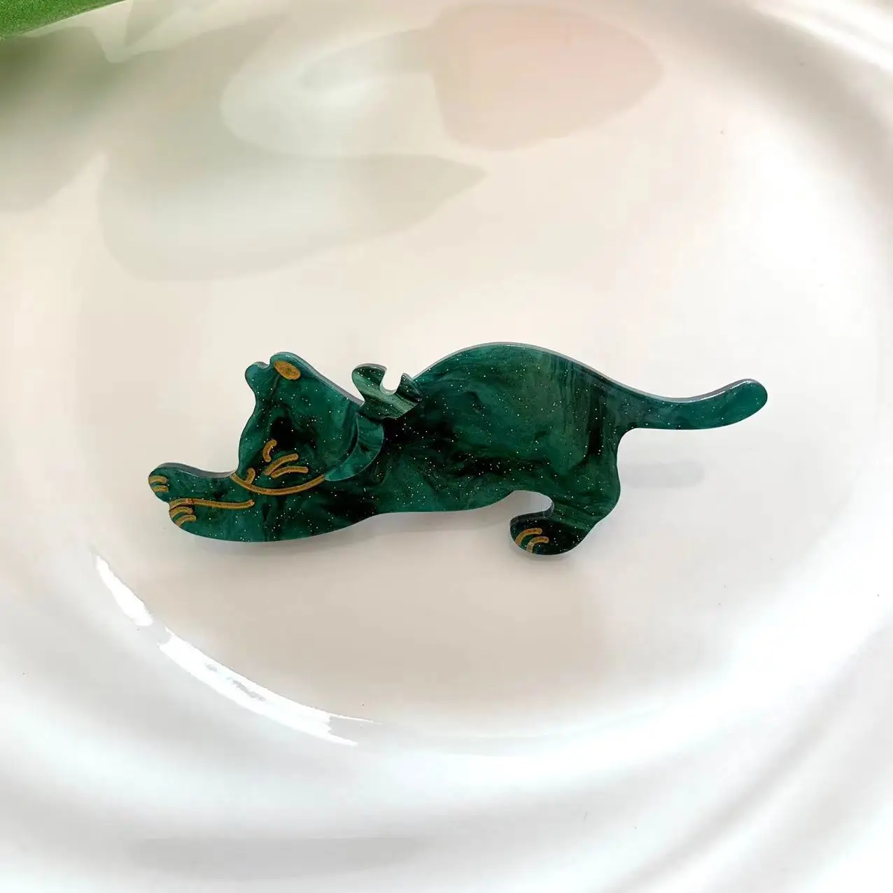 Dinosaur Hairpin Set Purple Blue 3D Design - Image 16
