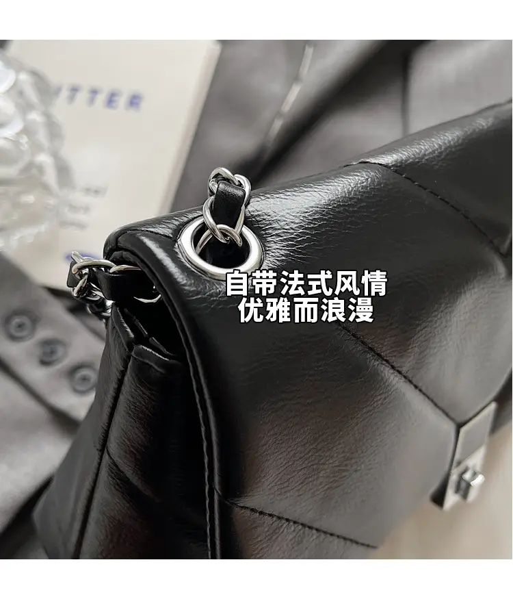 Lingge Chain Women's White Crossbody Bag 2023 — feature 6