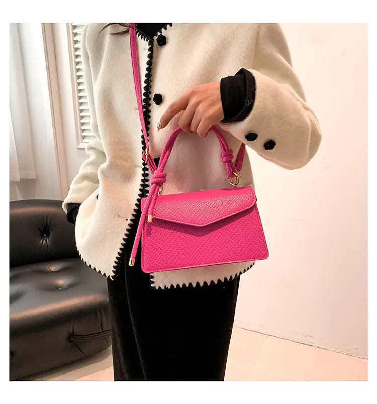 Black Textured Shoulder Bag for Women 2023 — feature 10