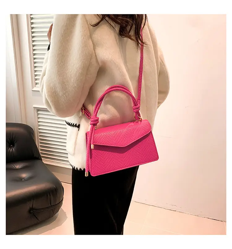 Black Textured Shoulder Bag for Women 2023 — feature 11