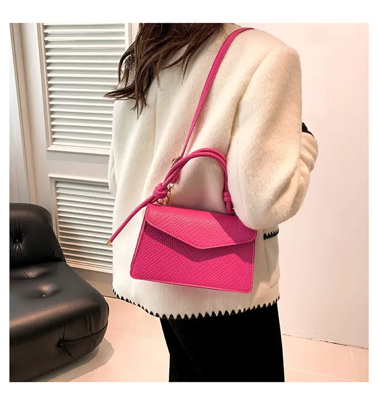 Black Textured Shoulder Bag for Women 2023 — feature 12