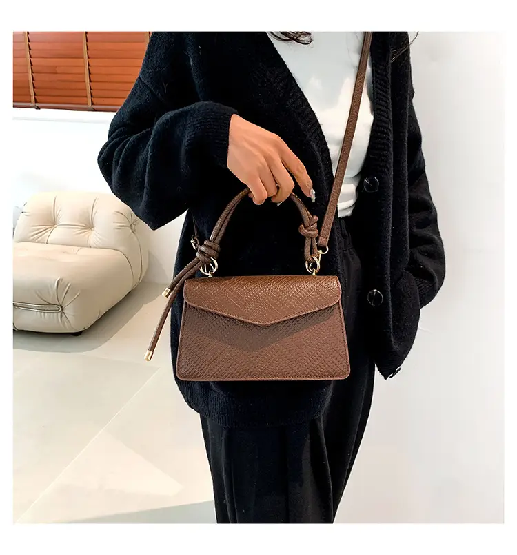 Black Textured Shoulder Bag for Women 2023 — feature 22