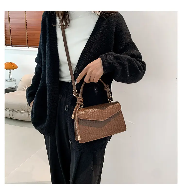 Black Textured Shoulder Bag for Women 2023 — feature 23