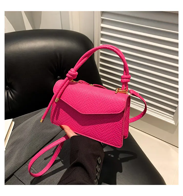 Black Textured Shoulder Bag for Women 2023 — feature 33