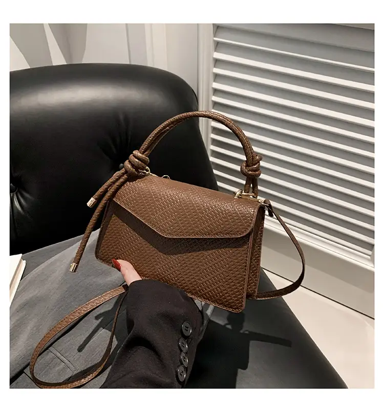 Black Textured Shoulder Bag for Women 2023 — feature 35