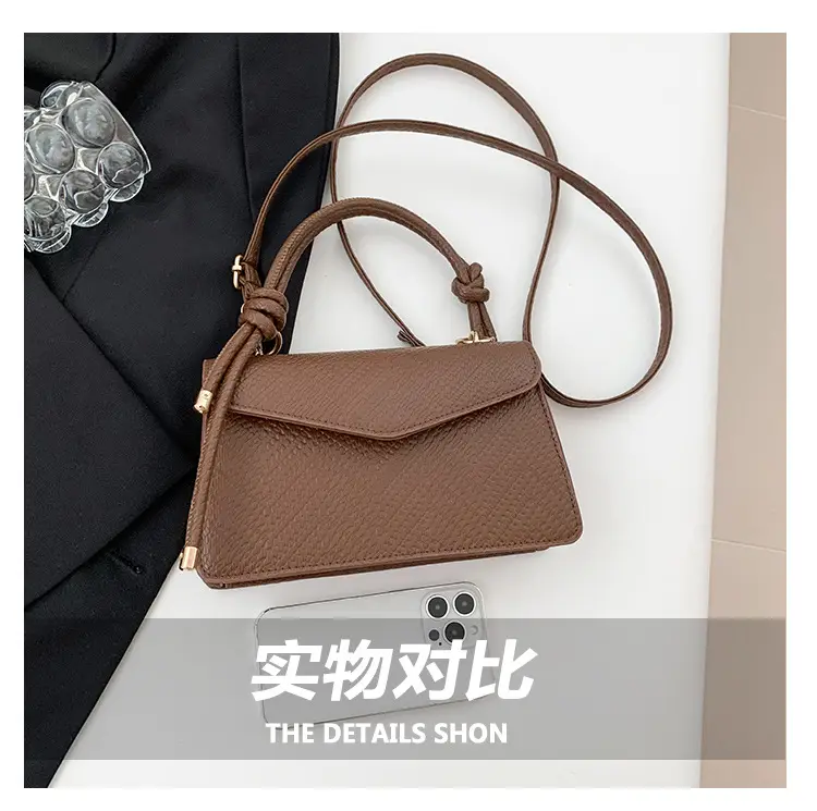 Black Textured Shoulder Bag for Women 2023 — feature 5