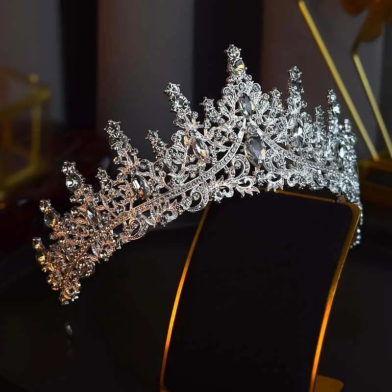 Luxury Rhinestone Bridal Crown for Women