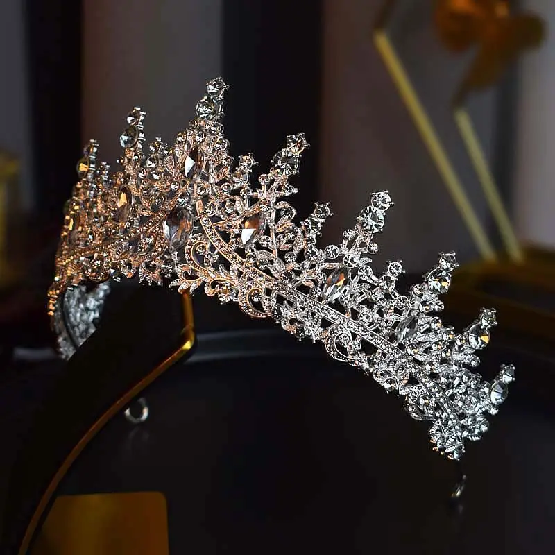 Luxury Rhinestone Bridal Crown for Women