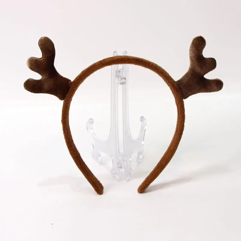Red Deer Antlers Headband for Kids Adults Christmas Decor - Image 10
