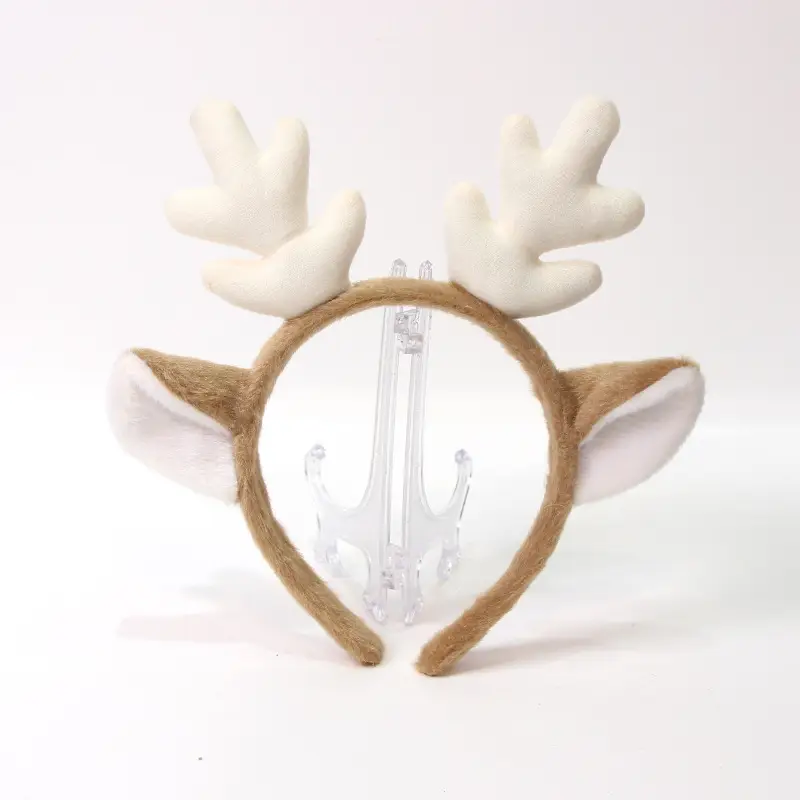 Red Deer Antlers Headband for Kids Adults Christmas Decor - Image 20