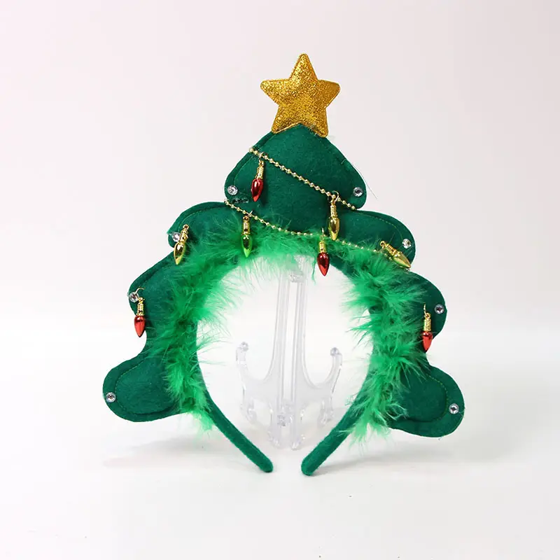 Red Deer Antlers Headband for Kids Adults Christmas Decor - Image 21