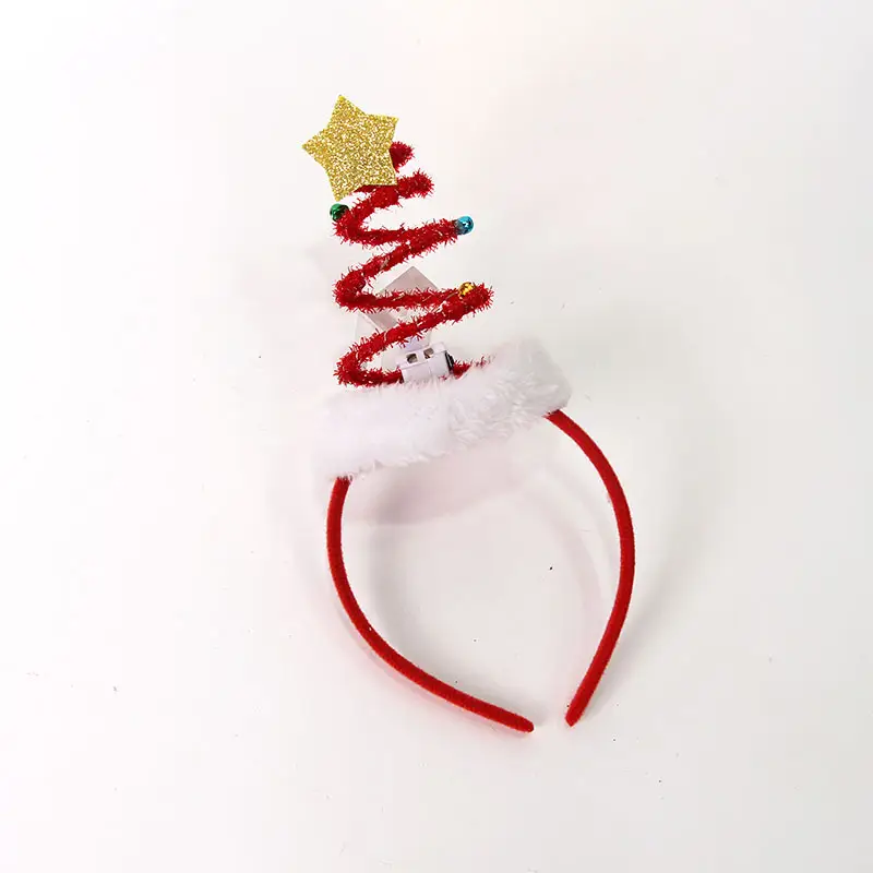Red Deer Antlers Headband for Kids Adults Christmas Decor - Image 23