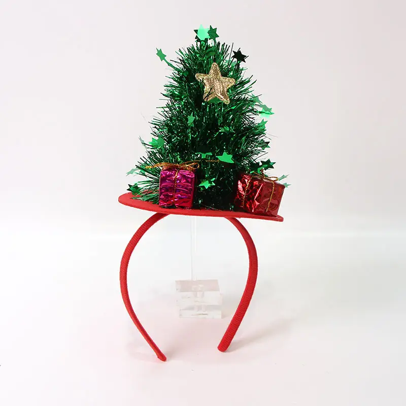 Red Deer Antlers Headband for Kids Adults Christmas Decor - Image 9