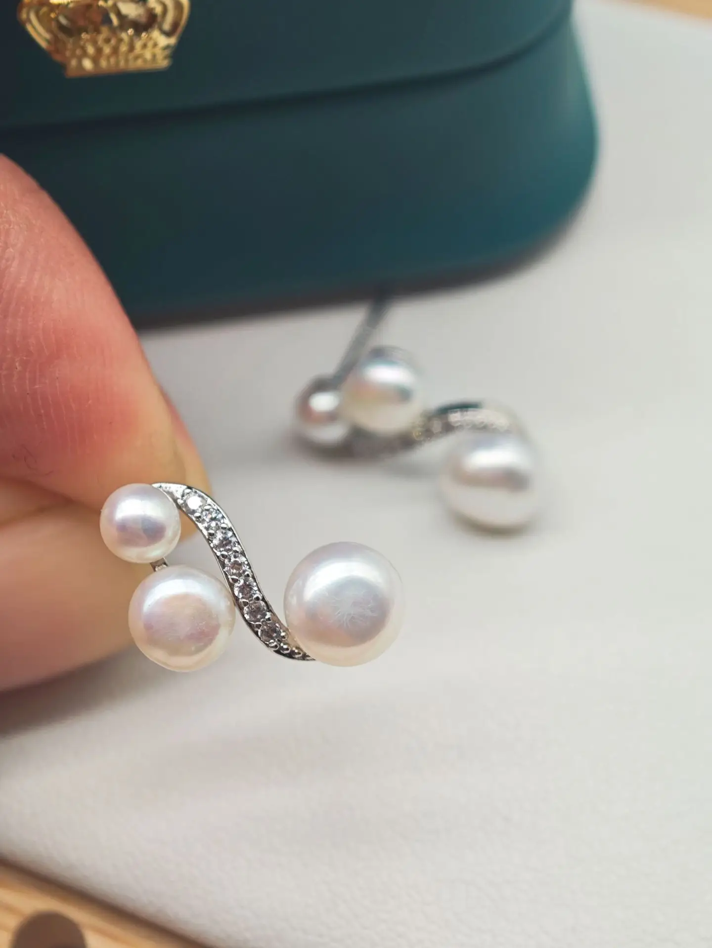 S925 Silver Pearl Star Earrings for Women — feature 7
