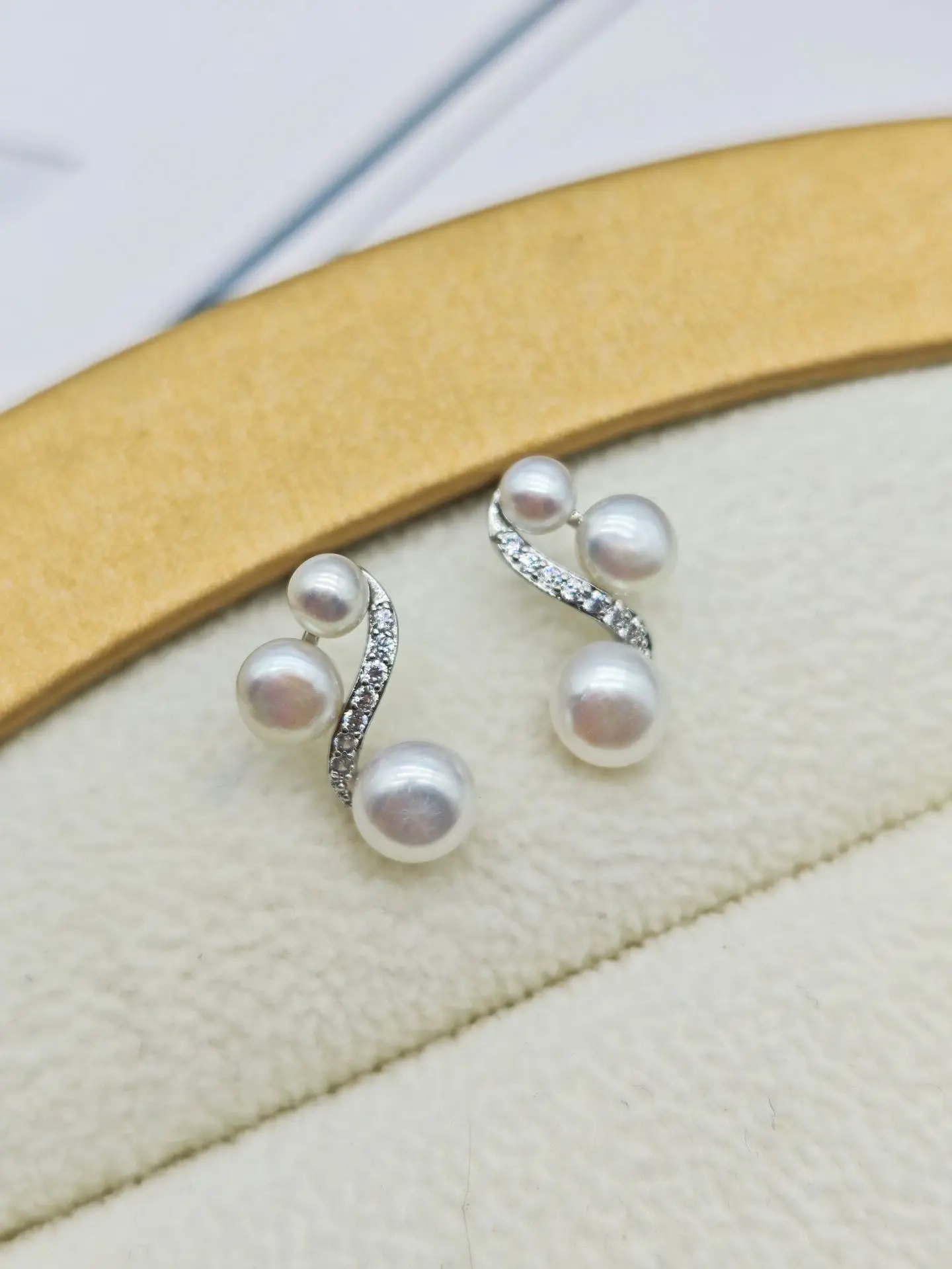 S925 Silver Pearl Star Earrings for Women — feature 8