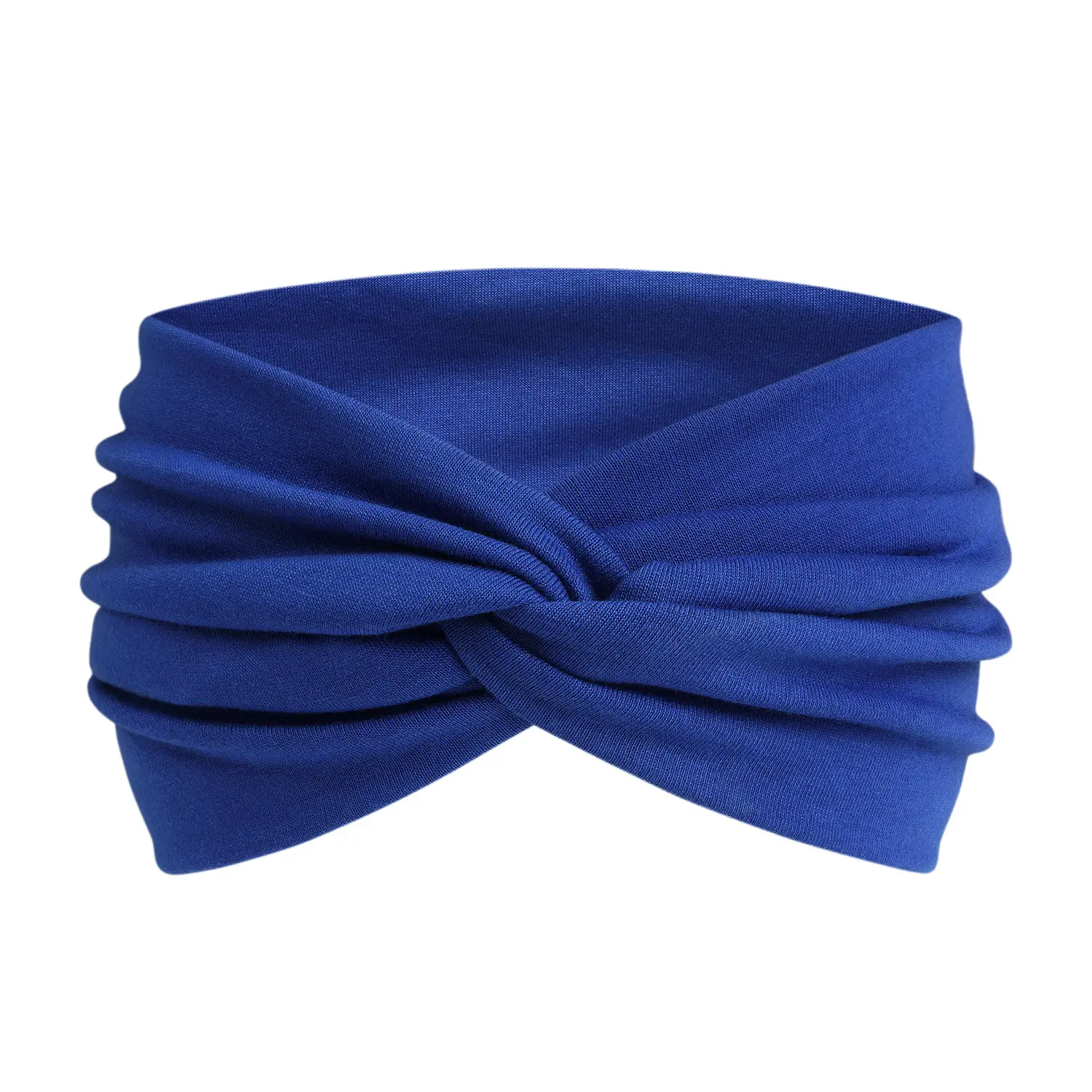 Orange 15cm Cross Yoga Hair Band Sweat Absorbing - Image 17