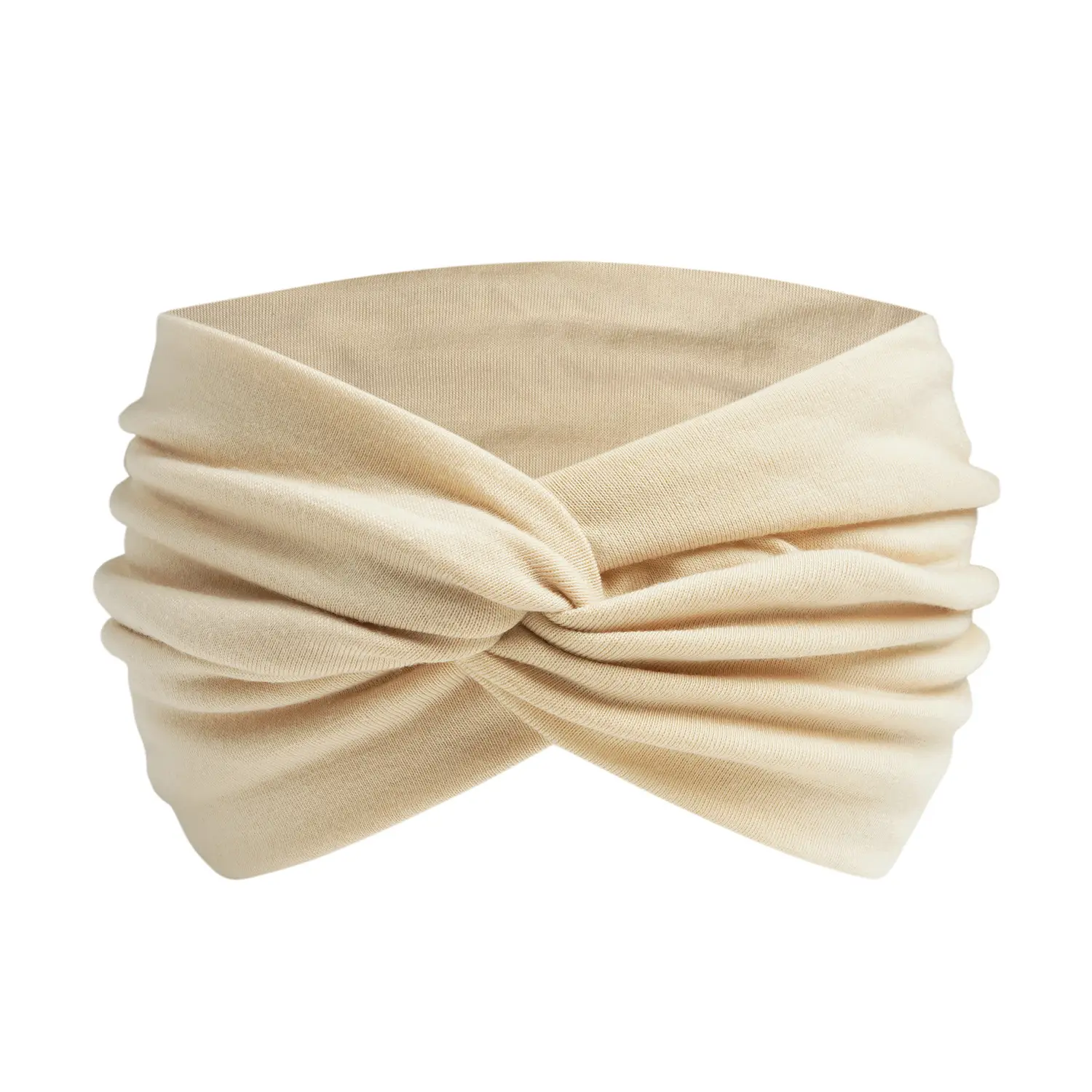 Orange 15cm Cross Yoga Hair Band Sweat Absorbing - Image 4
