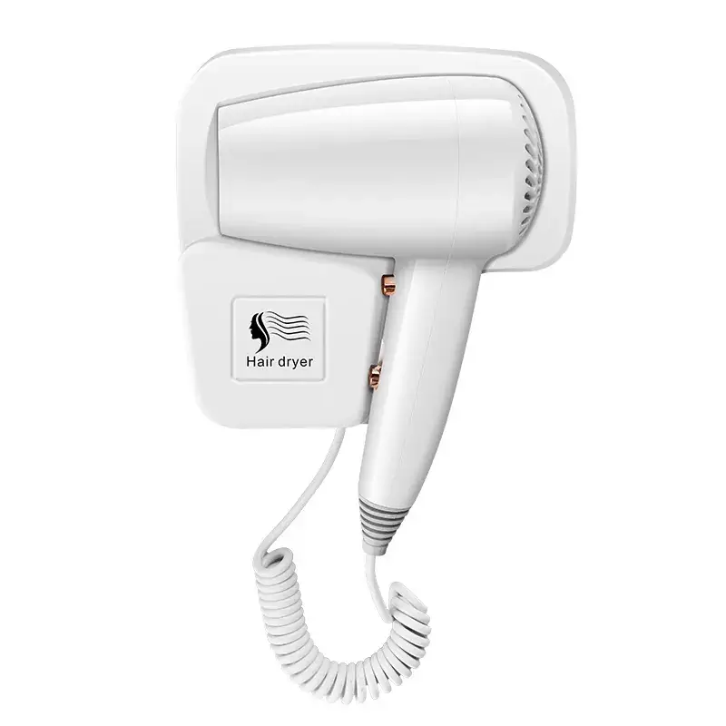 Wall-Mounted Hair Dryer with Noise Reduction & Strong Wind - Image 8