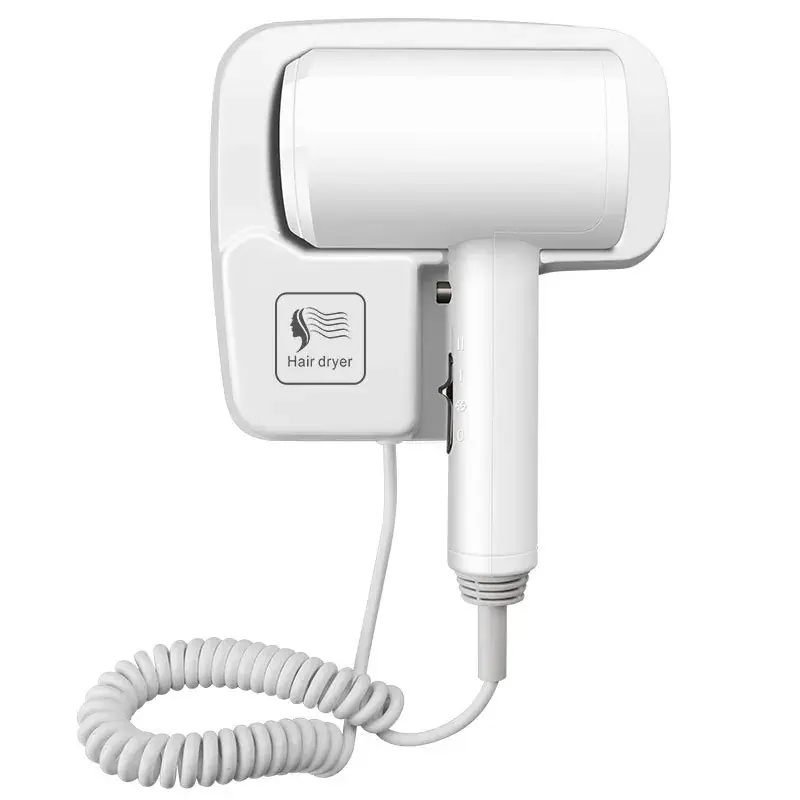 Wall-Mounted Hair Dryer with Noise Reduction & Strong Wind - Image 2