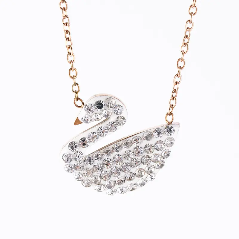 Black Swan Titanium Necklace for Women - Image 27