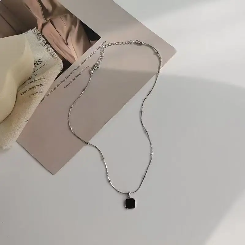 Black Swan Titanium Necklace for Women - Image 19