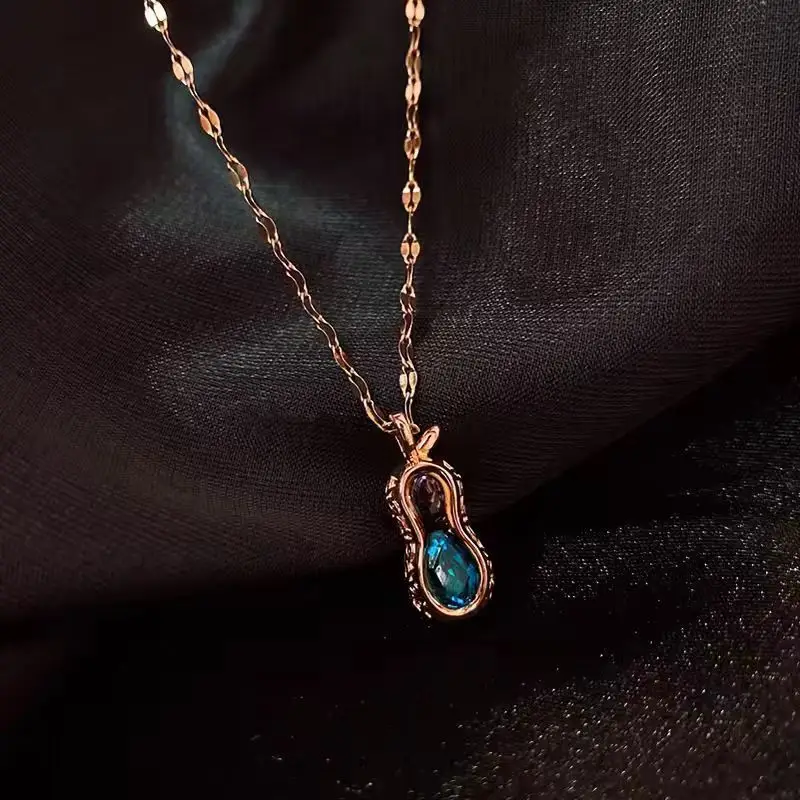 Black Swan Titanium Necklace for Women - Image 23