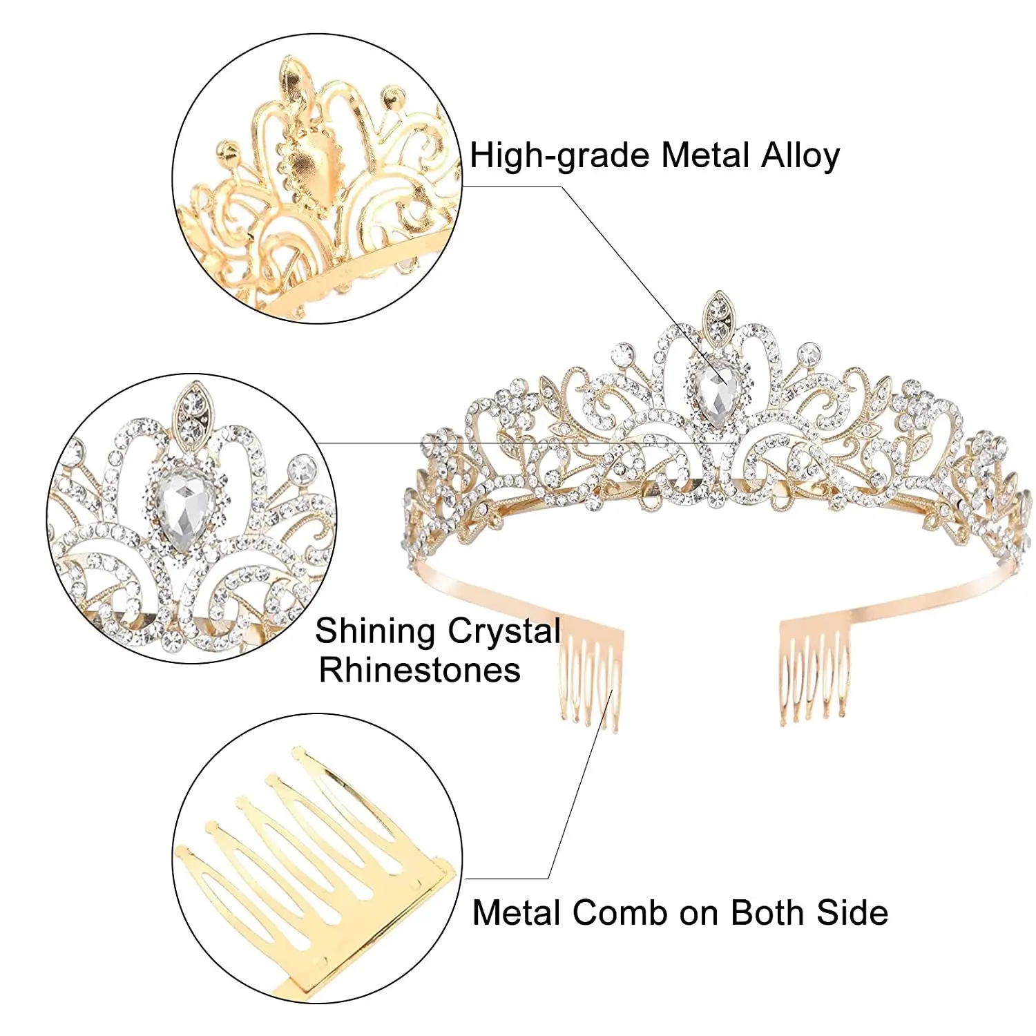 Crystal Crown Birthday Queen Belt Strap Wholesale — feature 8