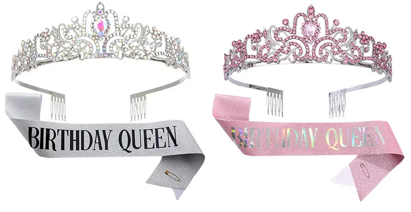Crystal Crown Birthday Queen Belt Strap Wholesale — feature 9