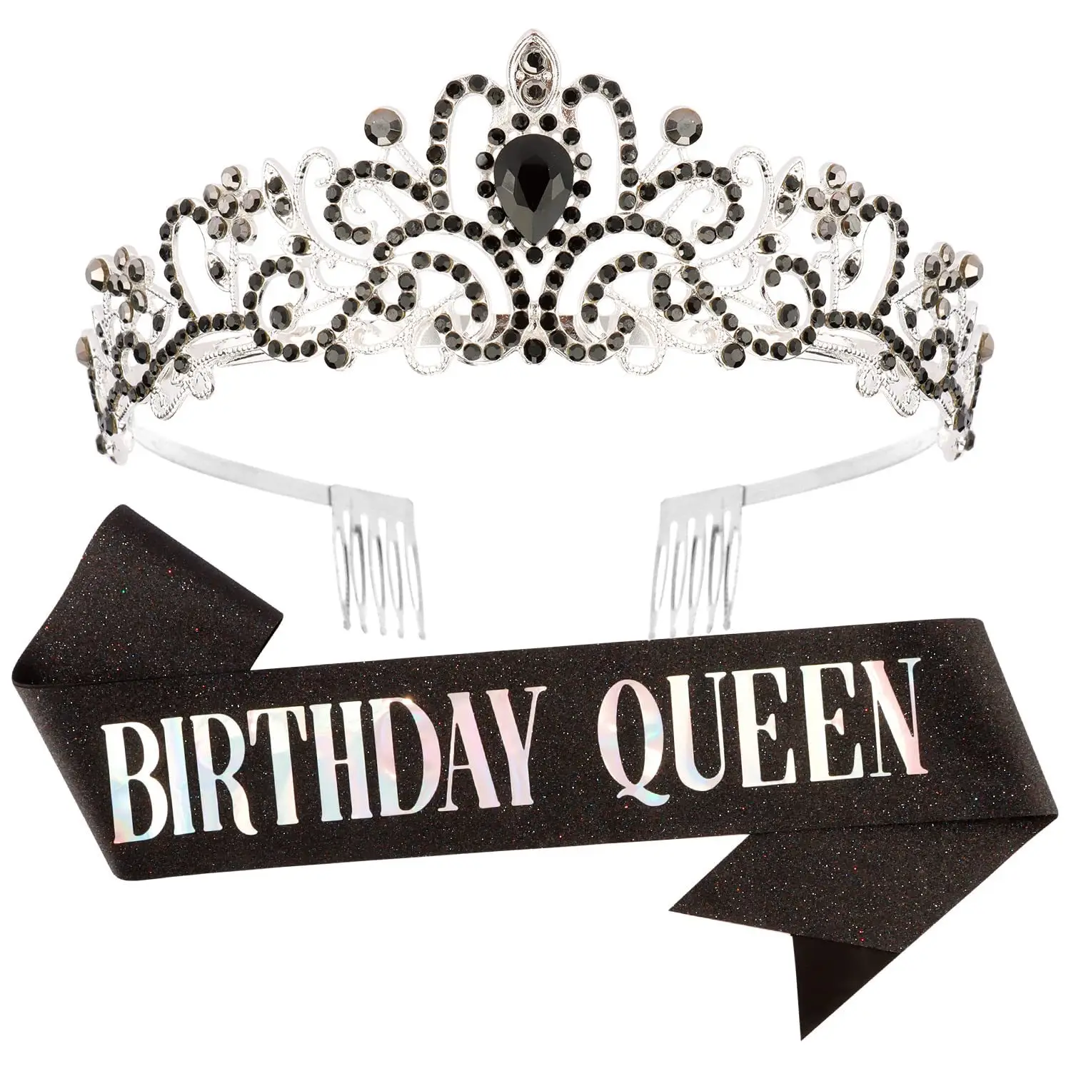 Crystal Crown Birthday Queen Belt Strap Wholesale